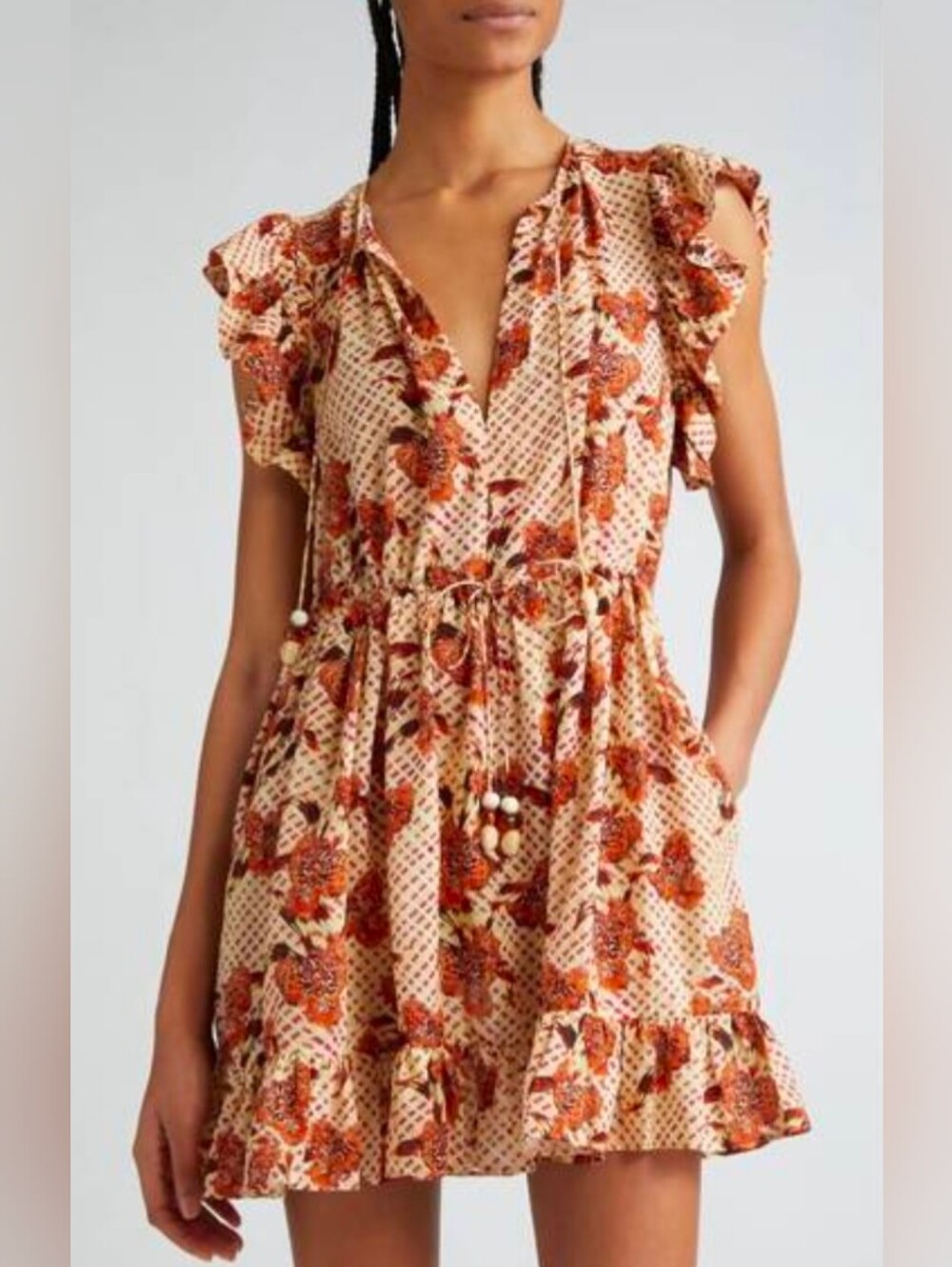 Ulla Johnson Kalina Coverup in Cactus Flower - Size P